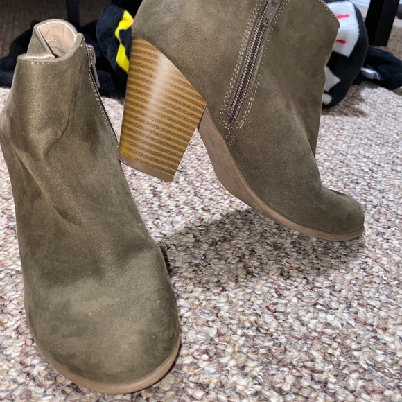 Green Booties - Picture 1 of 3